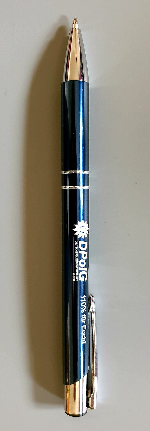 Kugelschreiber 110% DPolG
